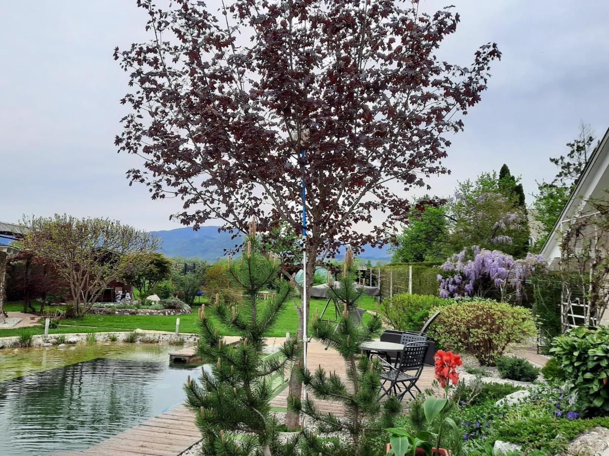 Garden Paradise Bled Apartments - Garden, Pond And Castle View Extérieur photo